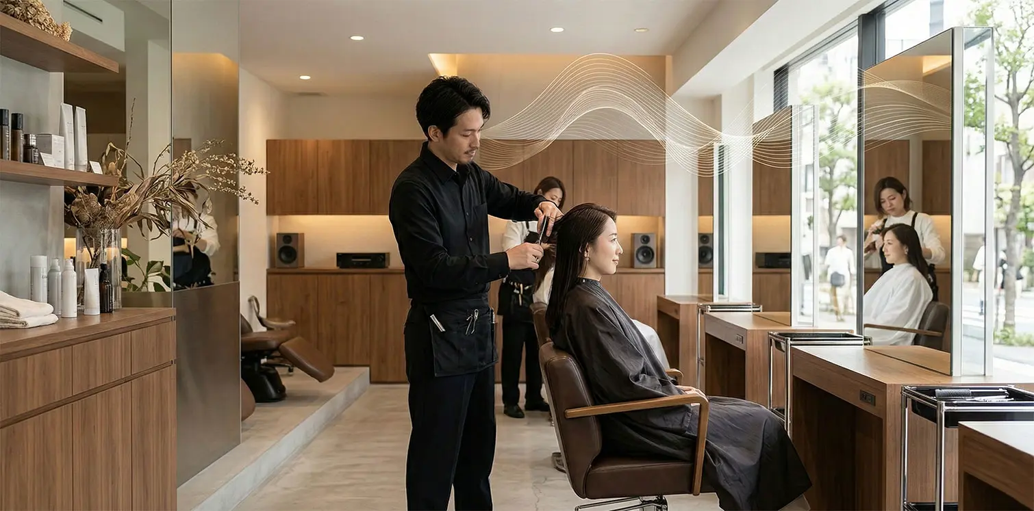 美容室の「音響」はどう選ぶ？必要な機材と理想の空間をつくるコツ