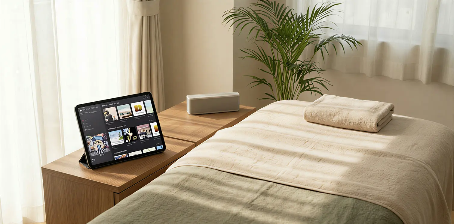 自宅サロンのBGM選び。限られた空間を「最高の癒し」に変える演出と実務のコツ